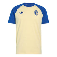 adidas Sweden 2026 Originals T-Shirt 'Almost Yellow Royal Blue' KA8531