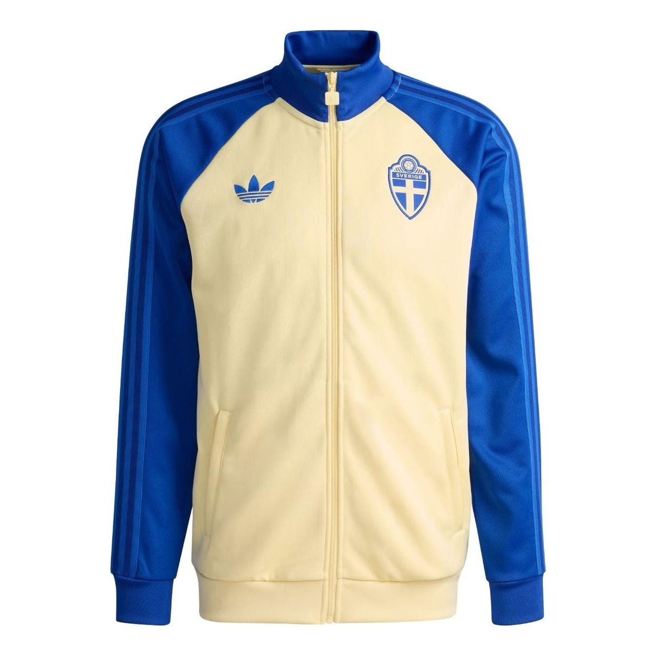 adidas Sweden 2026 Originals Track Top 'Almost Yellow Royal Blue' KA8530