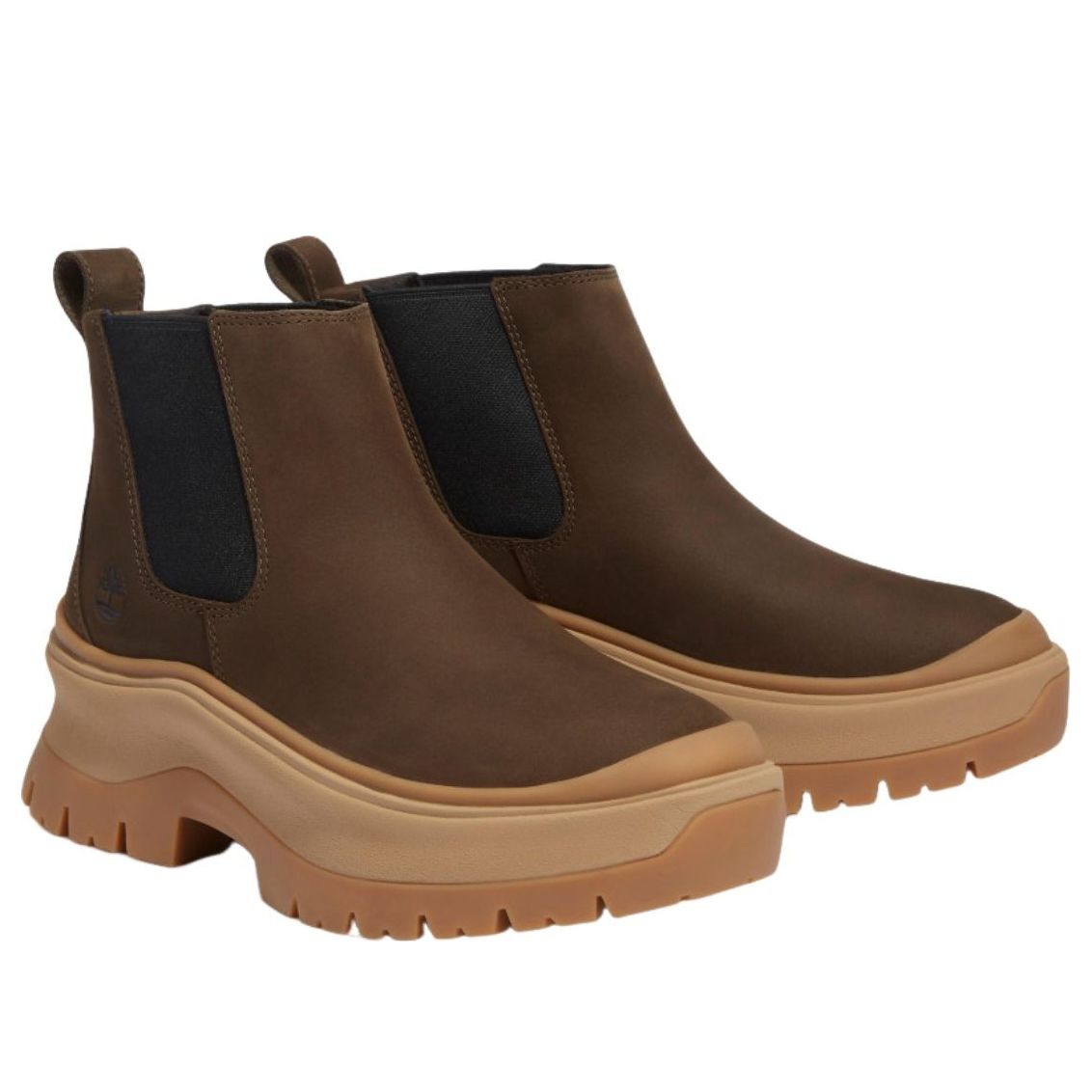 (WMNS) Timberland Roxie Lane Chelsea Boot 'Dark Brown Nubuck' TB0A28XMW071