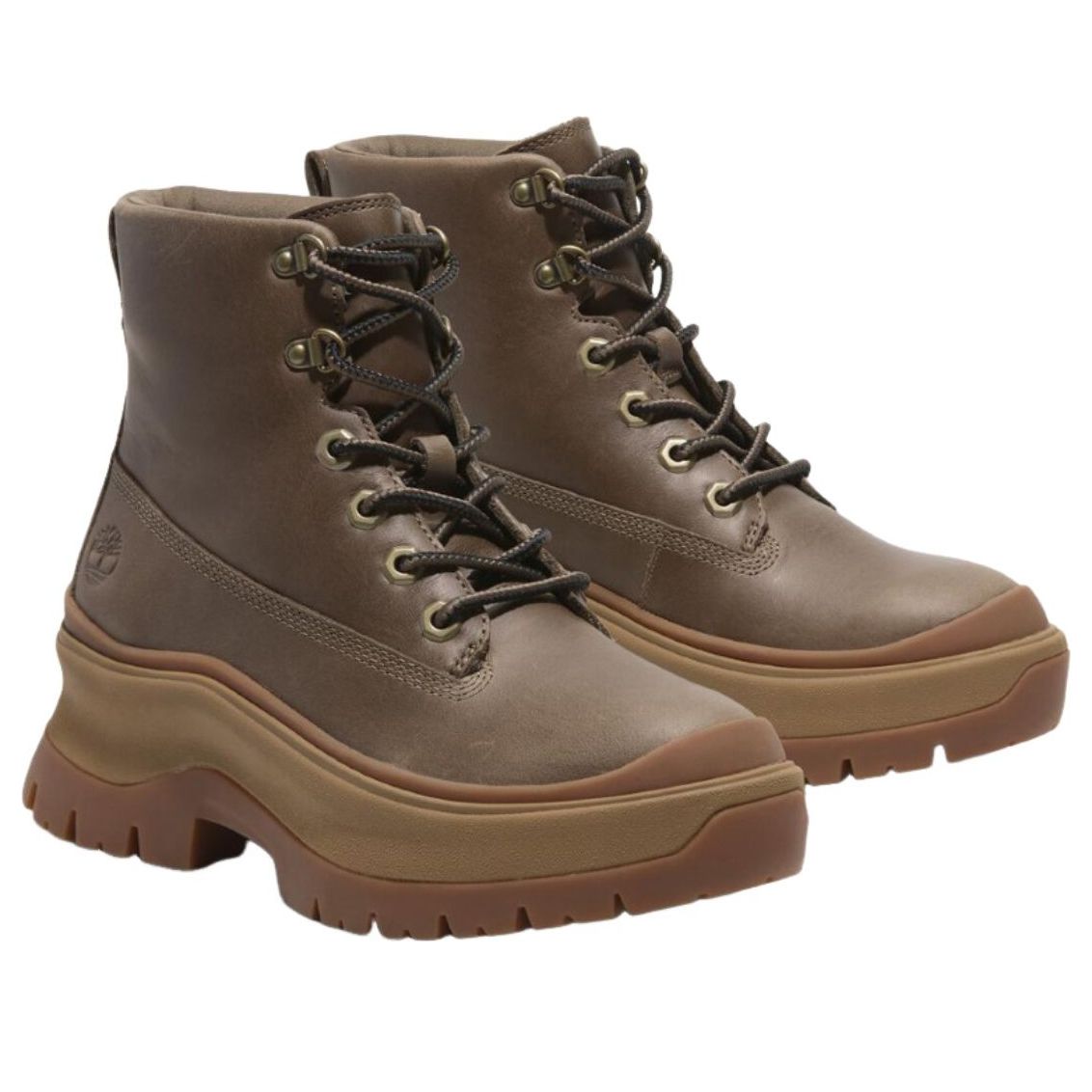 (WMNS) Timberland Roxie Lane Mid Lace-Up Boot 'Medium Brown Full Grain' TB0A295JEM41