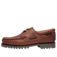 Timberland Authentic 3-Eye Lug Handsewn Boat 'Brown' TB0A2PDQEM41