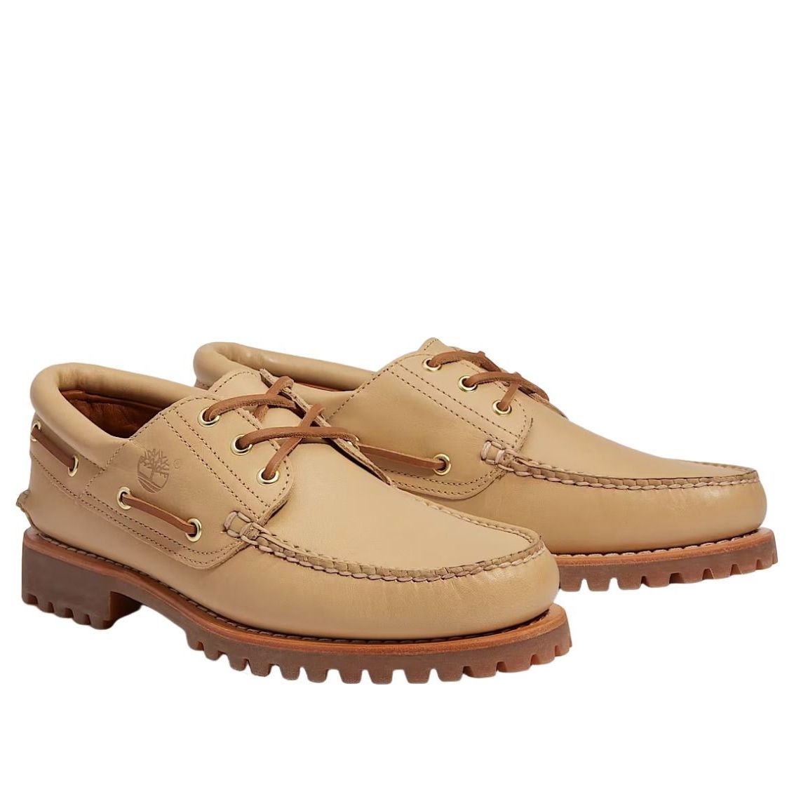 Timberland Authentic 3-Eye Lug Handsewn Boat 'Beige' TB0A2PDQEN21