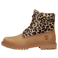 (WMNS) Timberland Premium 6 Inch Lace Up Boot 'Leopard Print Beige Nubuck' TB0A5M5NEN31