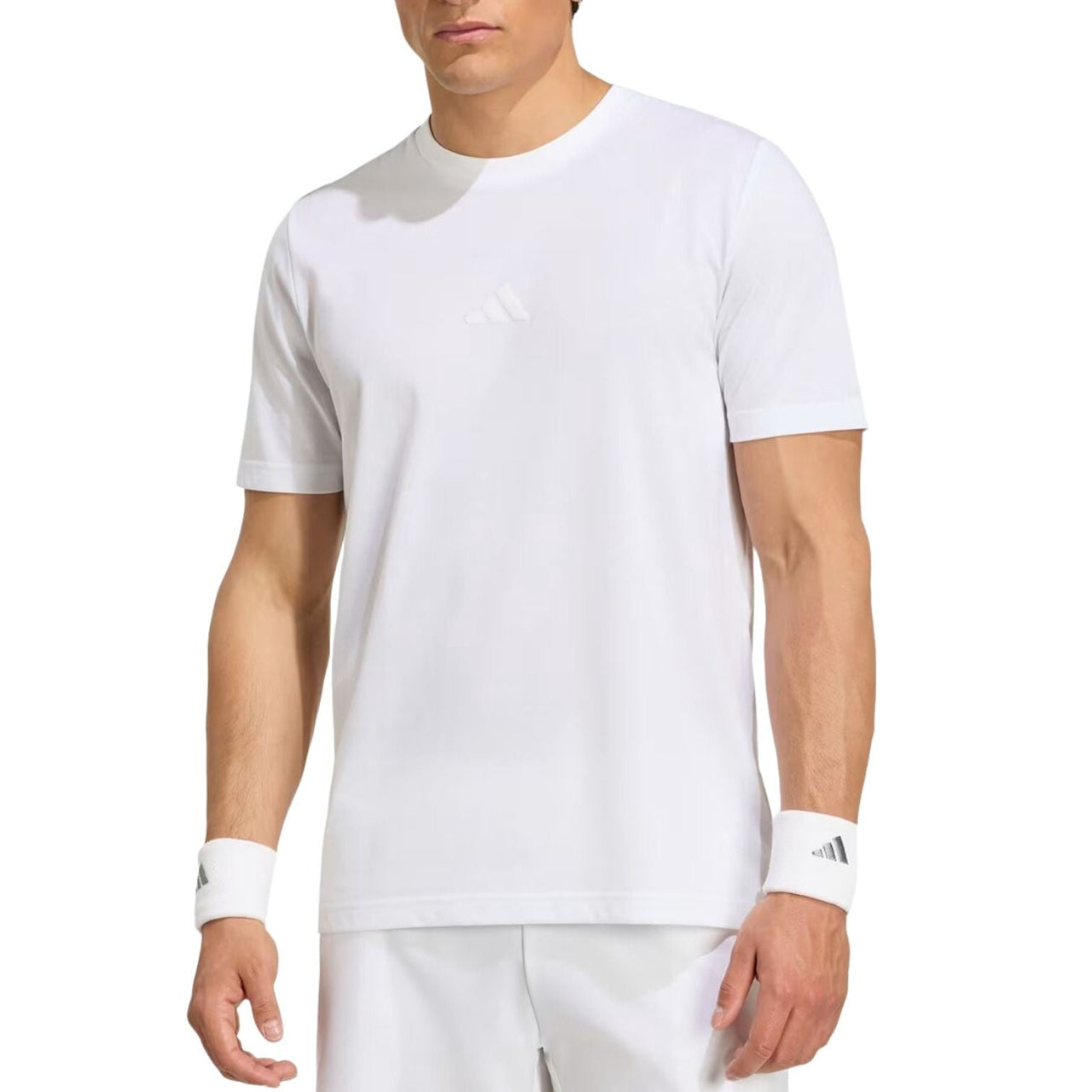 adidas Tennis Graphic T-Shirt Asia Sizing 'White' KR2319