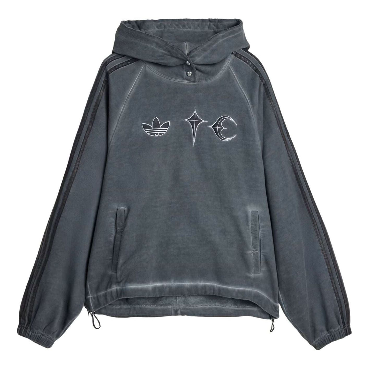 adidas x Thug Club Sweat Hoodie Asia Sizing 'Black' KF6587