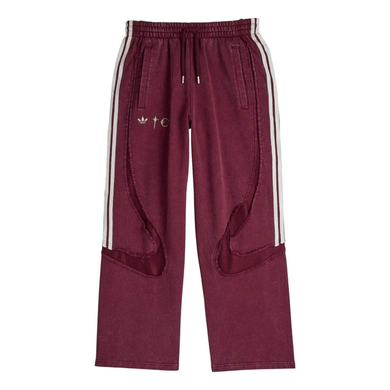 adidas x THUG CLUB TEAMGEIST Track Pants 'Maroon' KC2217
