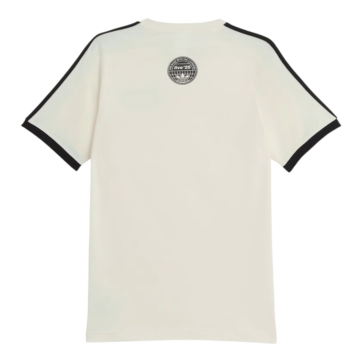 adidas x Oasis Tour 3-Stripes T-Shirt Asia Sizing 'Cream White' KT3446
