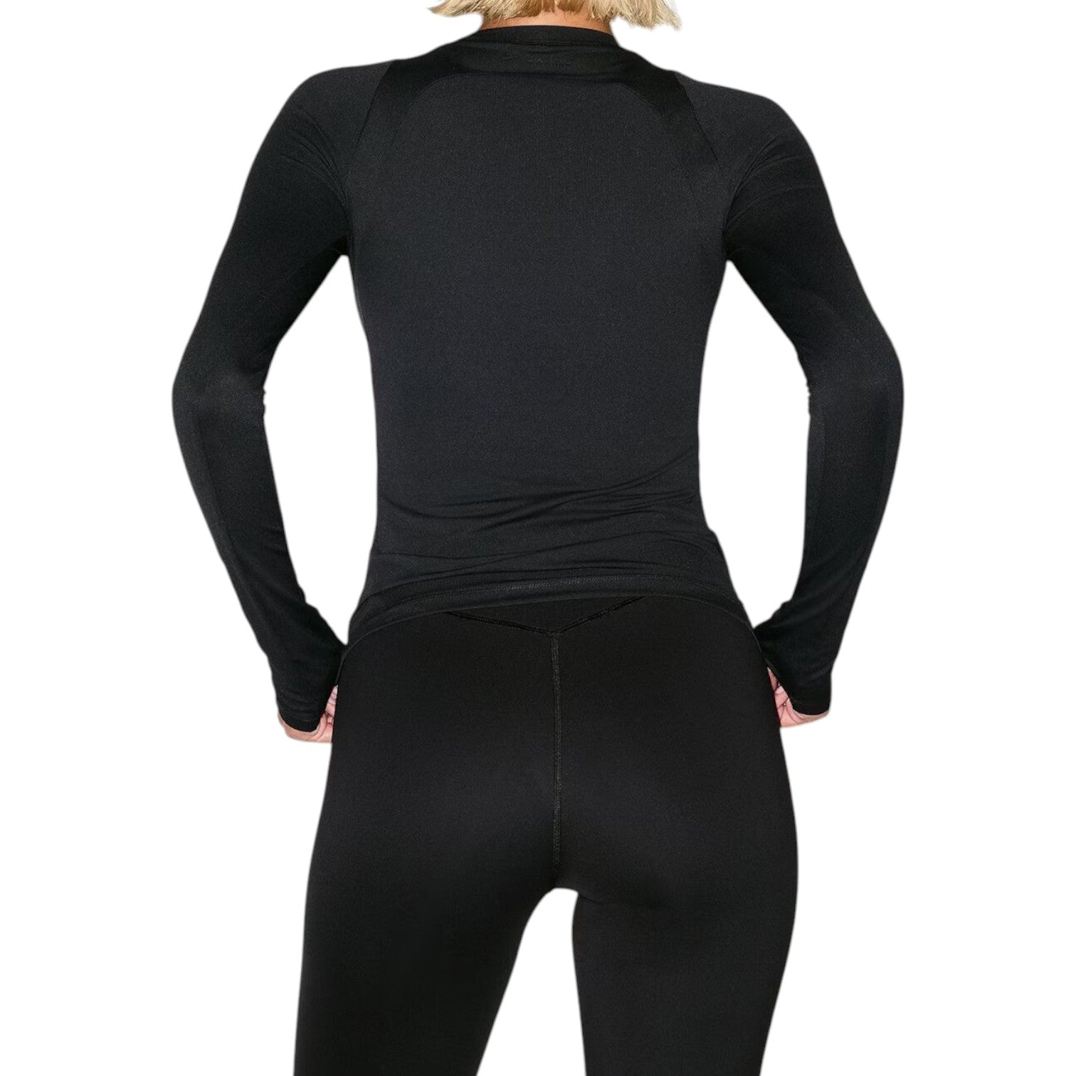 (WMNS) Nike x SKIMS Airy Long-Sleeve Crew-Neck T-Shirt 'Obsidian' TPLST2752-OBD