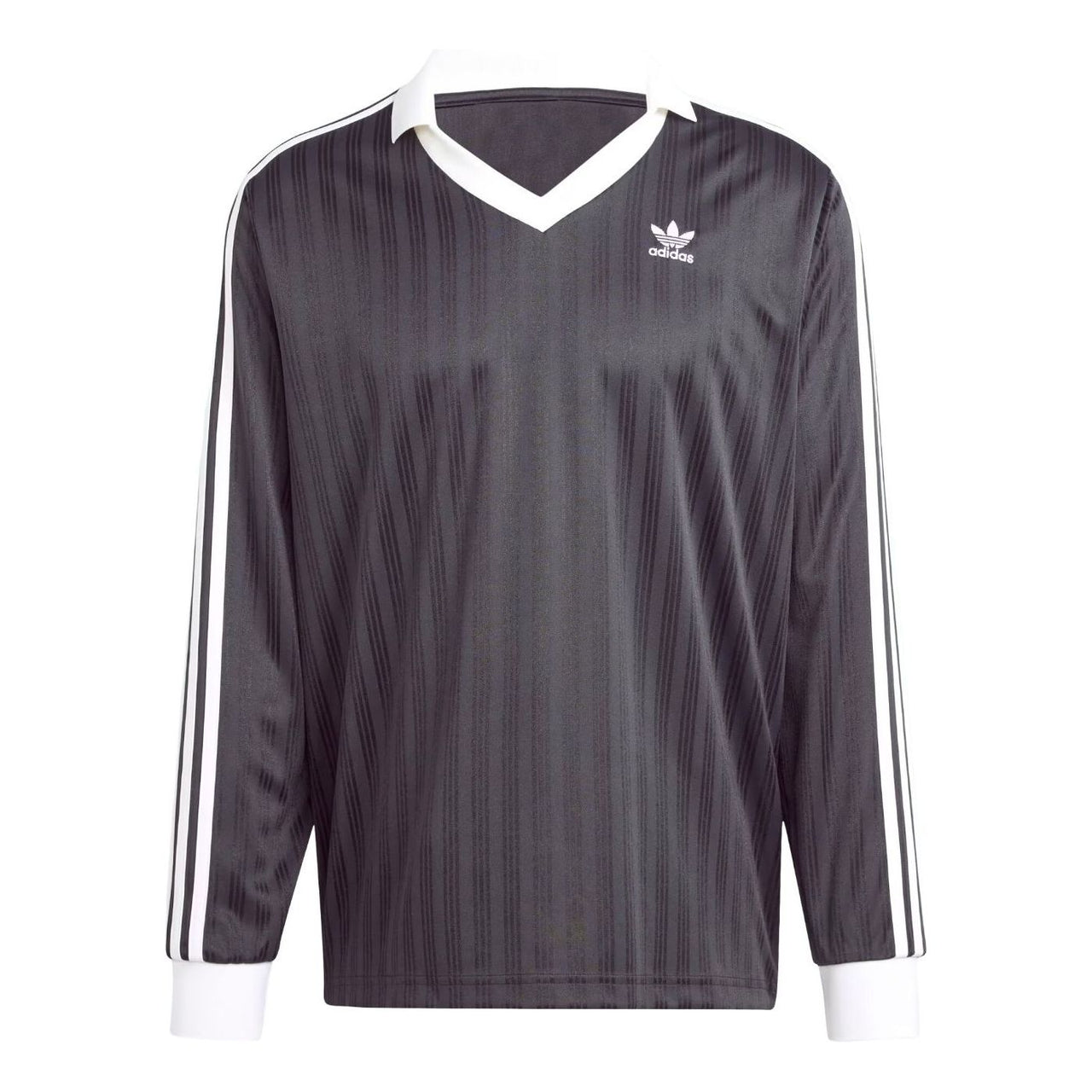 adidas Adicolor Pique Long Sleeve T-Shirt 'Black' IZ4808