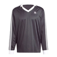 adidas Adicolor Pique Long Sleeve T-Shirt 'Black' IZ4808