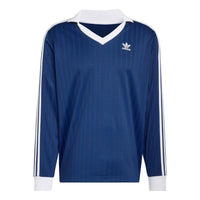 adidas Adicolor Pique Long Sleeve T-Shirt 'Night Indigo' KS2294