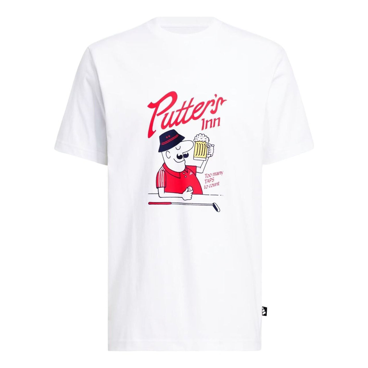 adidas Elevated Chip Graphic T-Shirt Asia Sizing 'White' KT0169