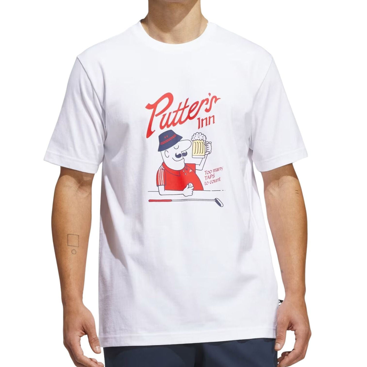 adidas Elevated Chip Graphic T-Shirt Asia Sizing 'White' KT0169