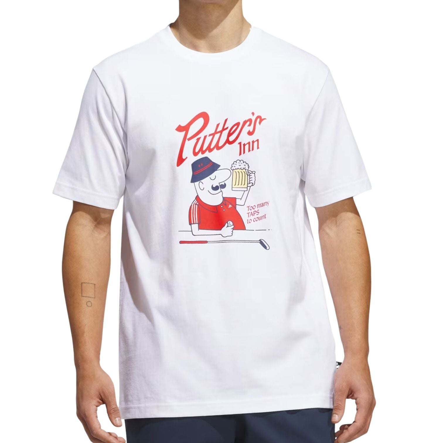 adidas Elevated Chip Graphic T-Shirt Asia Sizing 'White' KT0169