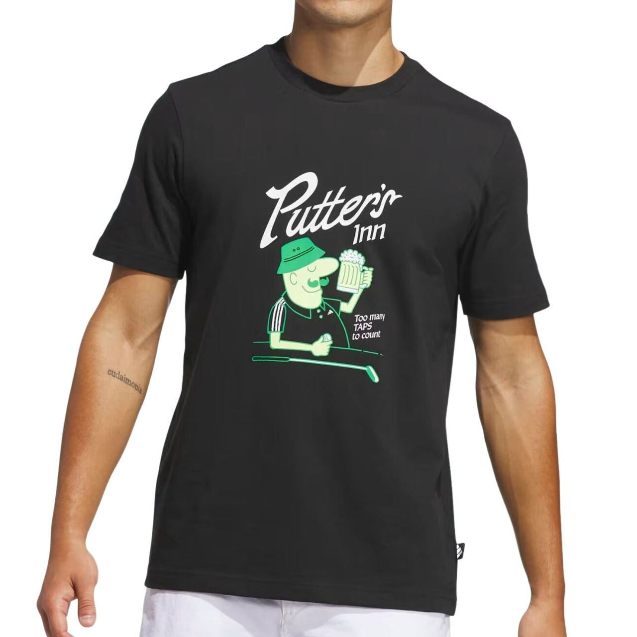 adidas Elevated Chip Graphic T-Shirt Asia Sizing 'Black' KT0170