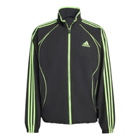 adidas Teamgeist Track Jacket Loose it 'Black Signal Green' JW5866