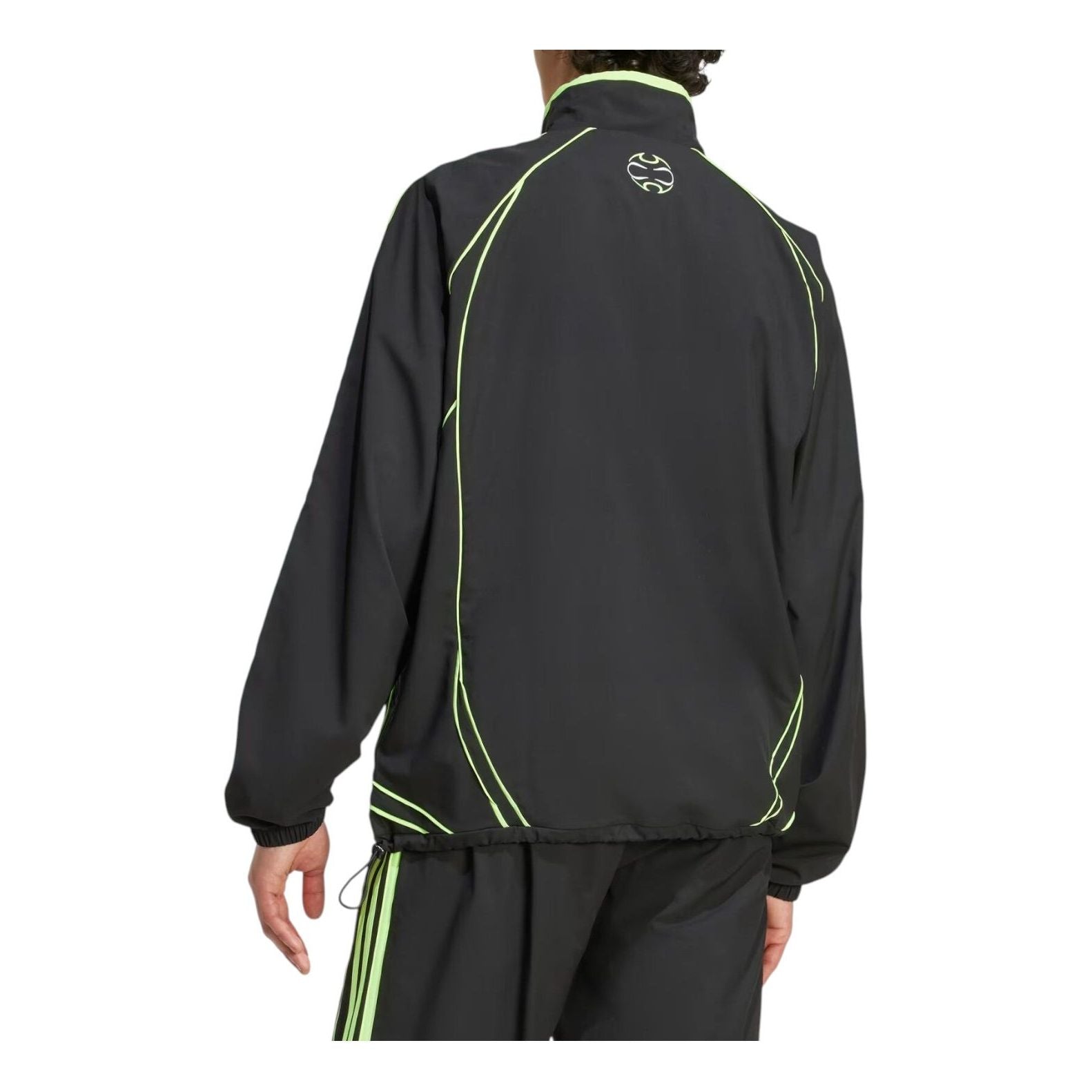 adidas Teamgeist Track Jacket Loose it 'Black Signal Green' JW5866
