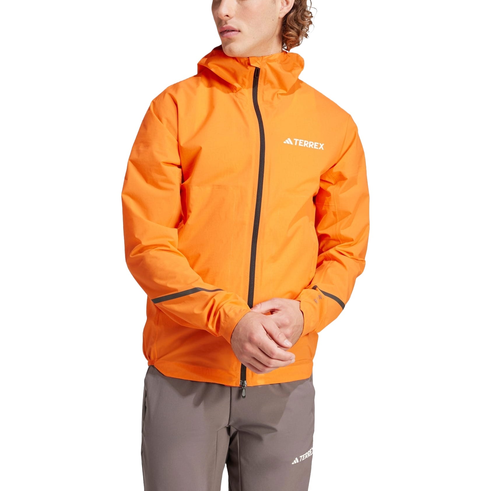 adidas Terrex Xperior 2.5L Light Rain.Rdy Jacket Asia Sizing 'Orange' IP1420