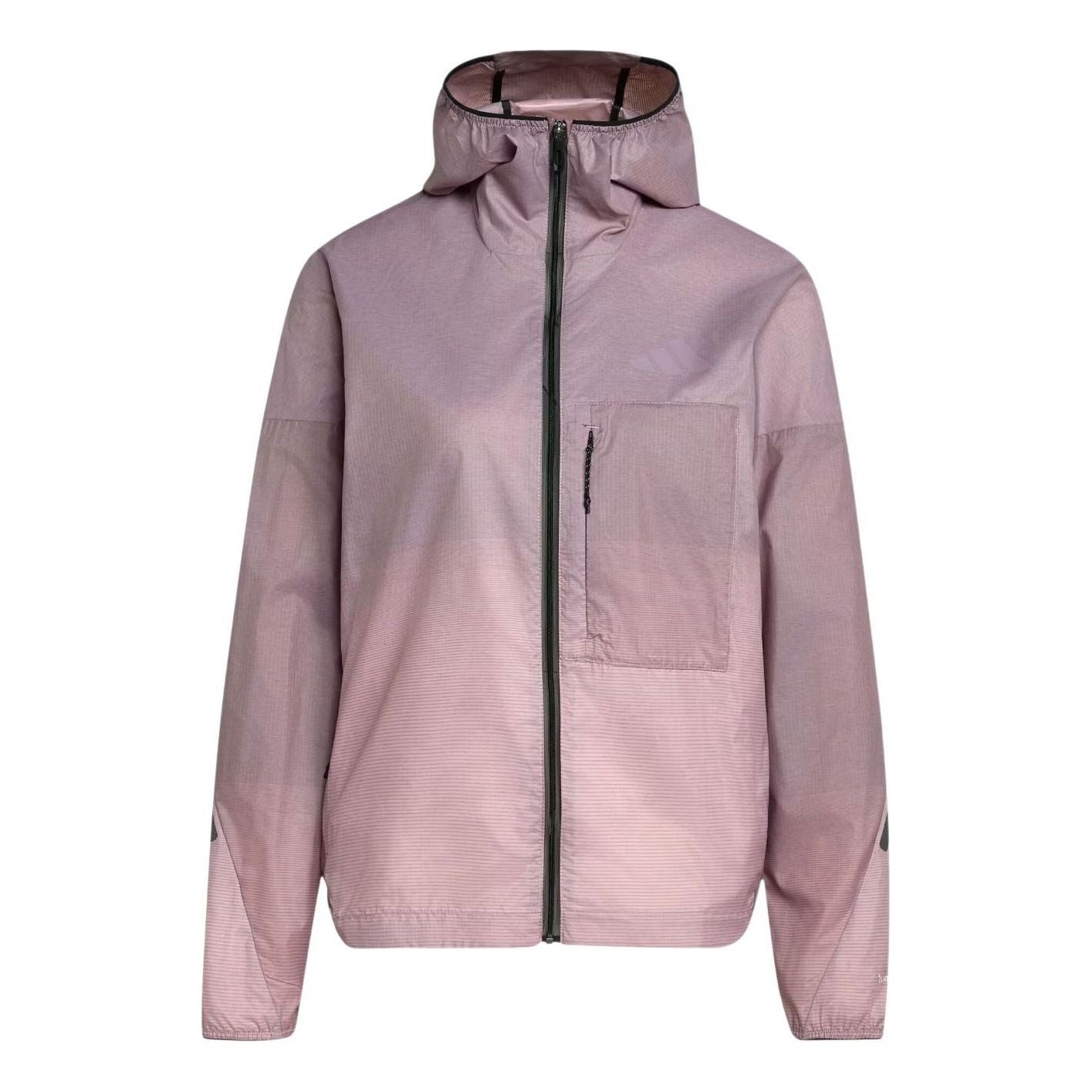 (WMNS) adidas Terrex Xperior Clima365 Light Windweave Jacket Asia Sizing 'Magic Mauve Black' KH4572