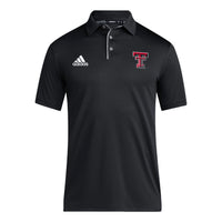 adidas Texas Tech Coach Fashion Polo Shirt Asia Sizing 'Black' JN6627