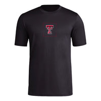 adidas Texas Tech Pre-Game T-shirt Asia Sizing 'Black' JP2054