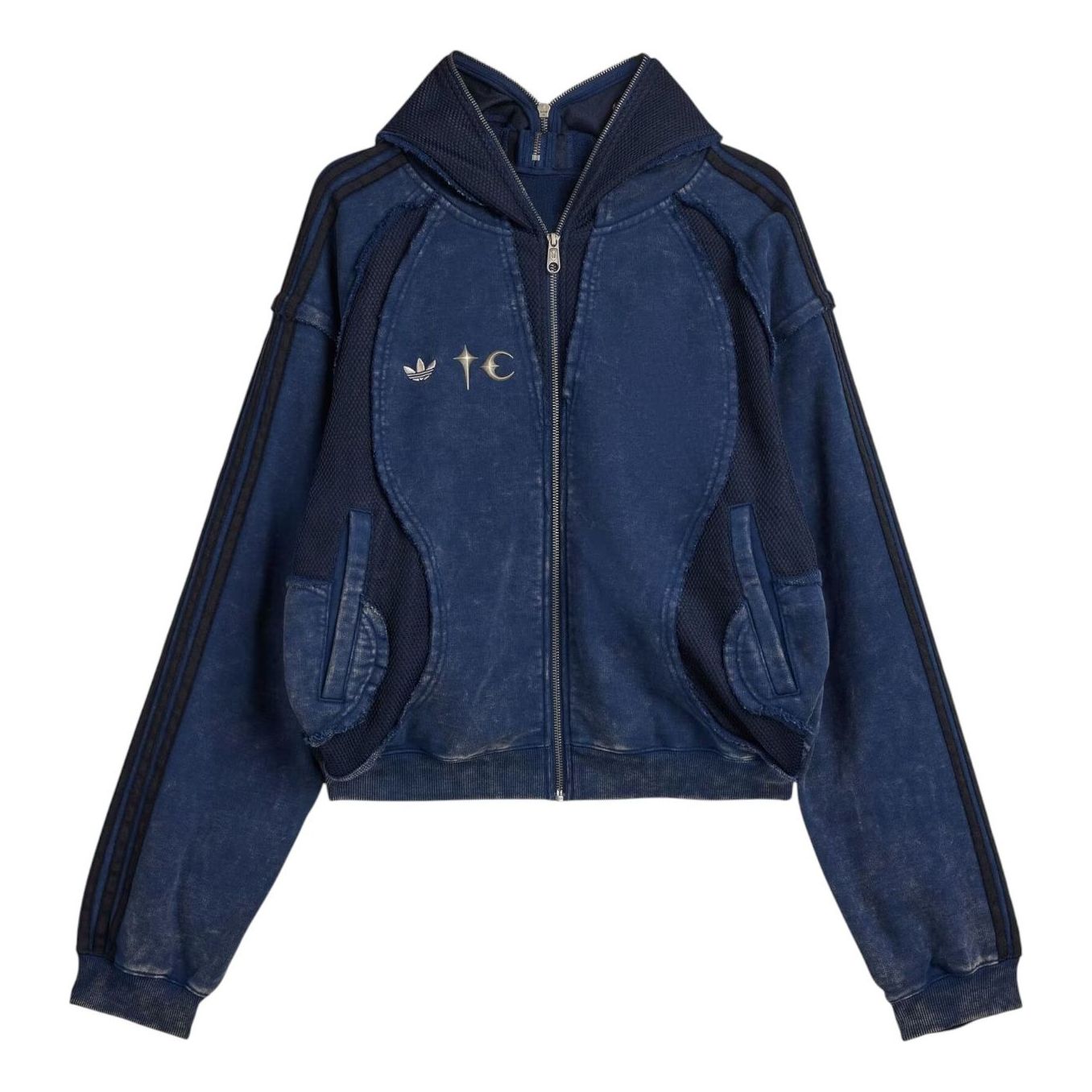 adidas x THUG CLUB TEAMGEIST Hooded Jacket Asia Sizing 'Night Indigo' KC2213
