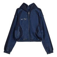adidas x THUG CLUB TEAMGEIST Hooded Jacket Asia Sizing 'Night Indigo' KC2213