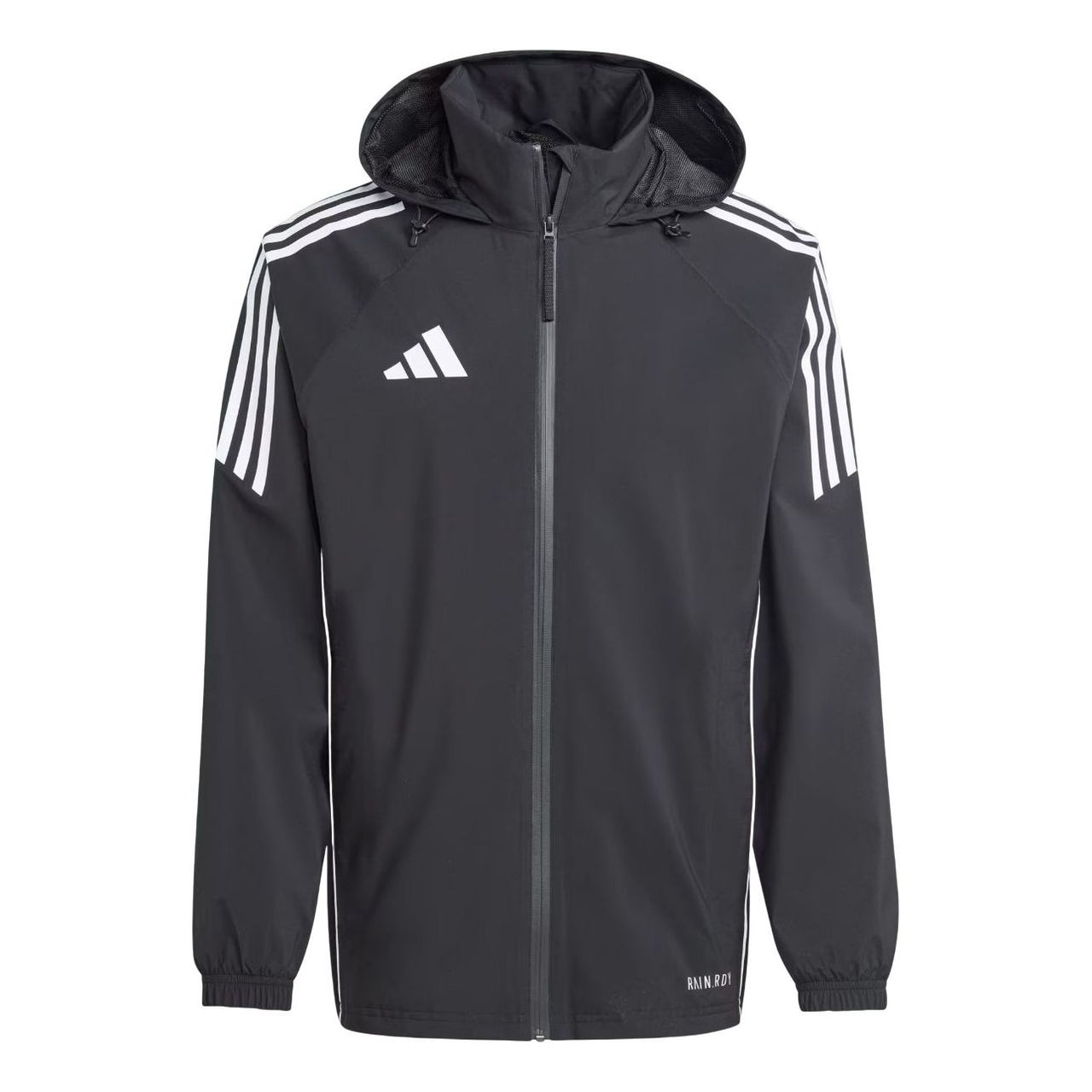 adidas Tiro 24 Rain Jacket 'Black White' IJ7390