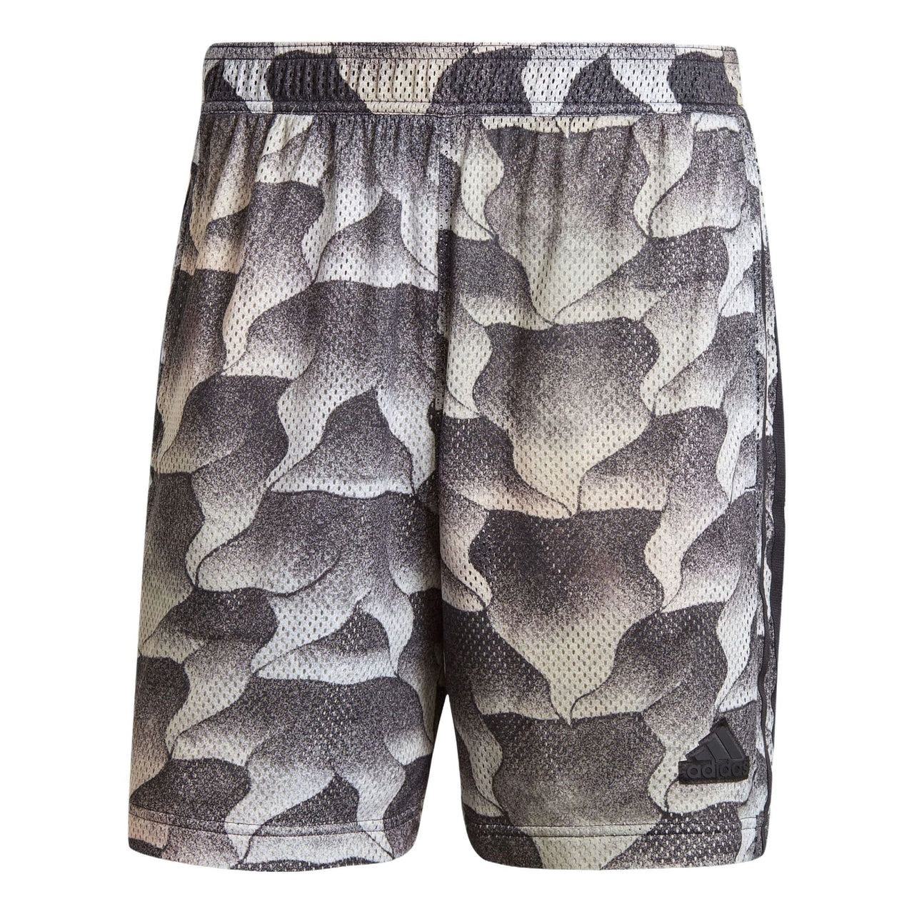 adidas Tiro Allover Print Mesh Shorts Asia Sizing 'Black Grey' IP3782