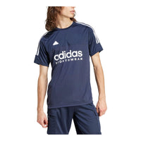 adidas Tiro T-Shirt 'Navy White' IS1501