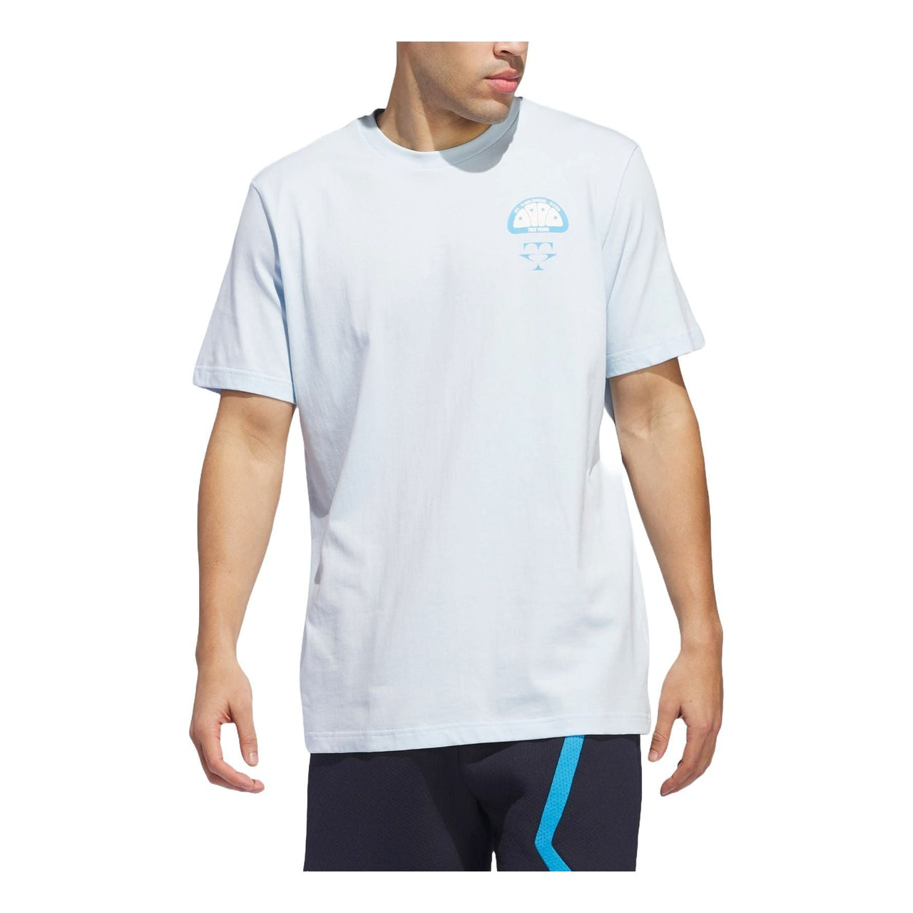 adidas Trae FG T-shirt Asia Sizing 'Sky Tint' IR5608