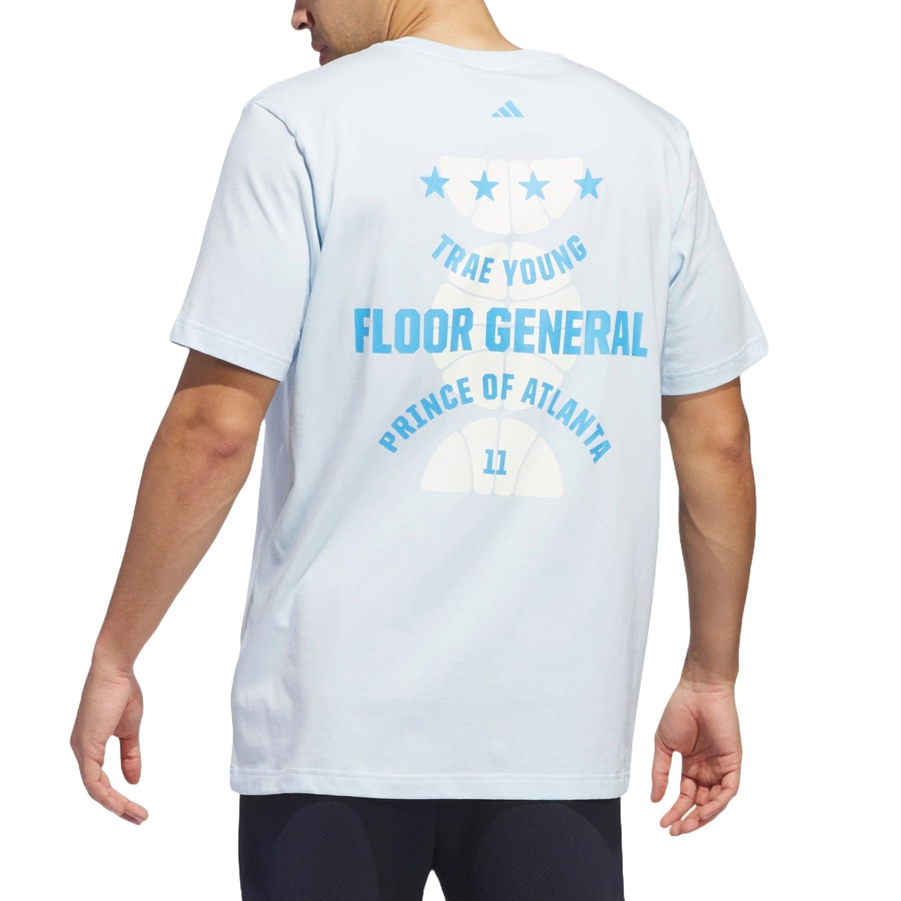 adidas Trae FG T-shirt Asia Sizing 'Sky Tint' IR5608