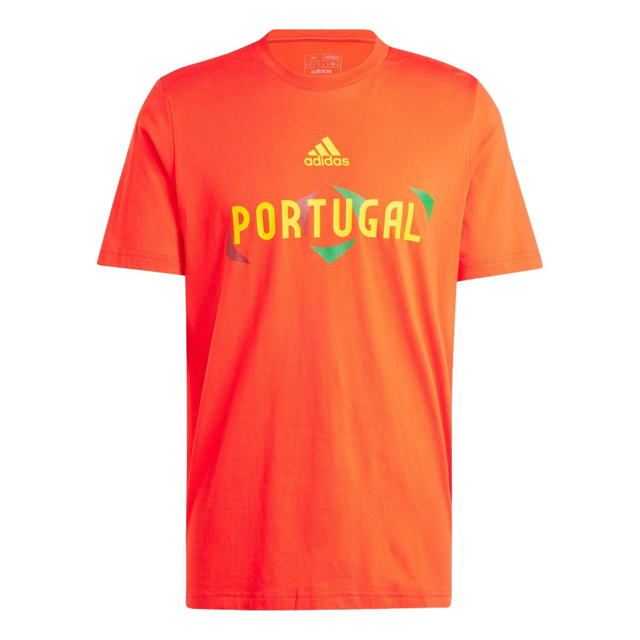 adidas UEFA EURO24 Portugal Football T-Shirt Asia Sizing 'Orange' IT9317
