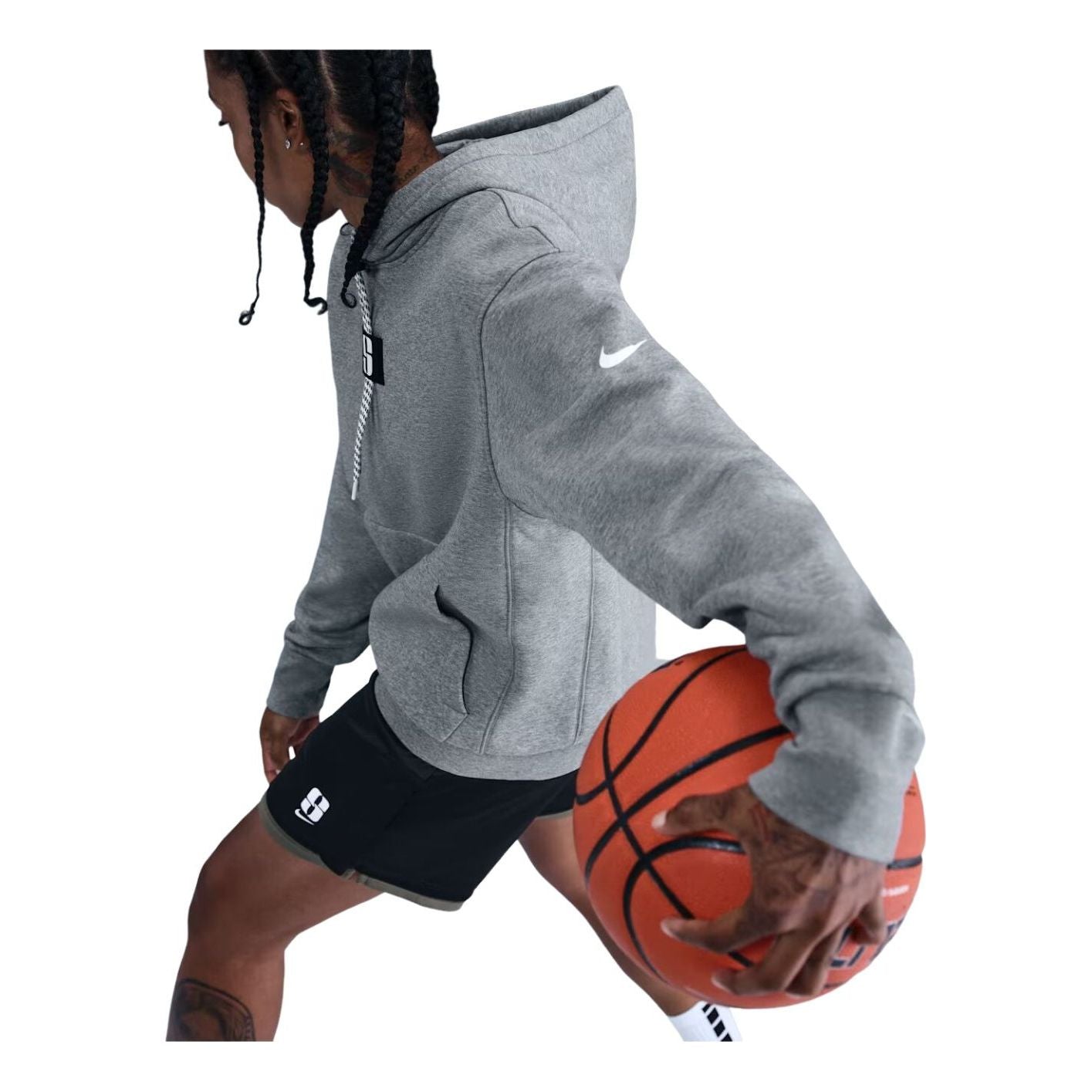 Nike Sabrina Fleece Basketball Hoodie 'Carbon Heather' FJ4449-092