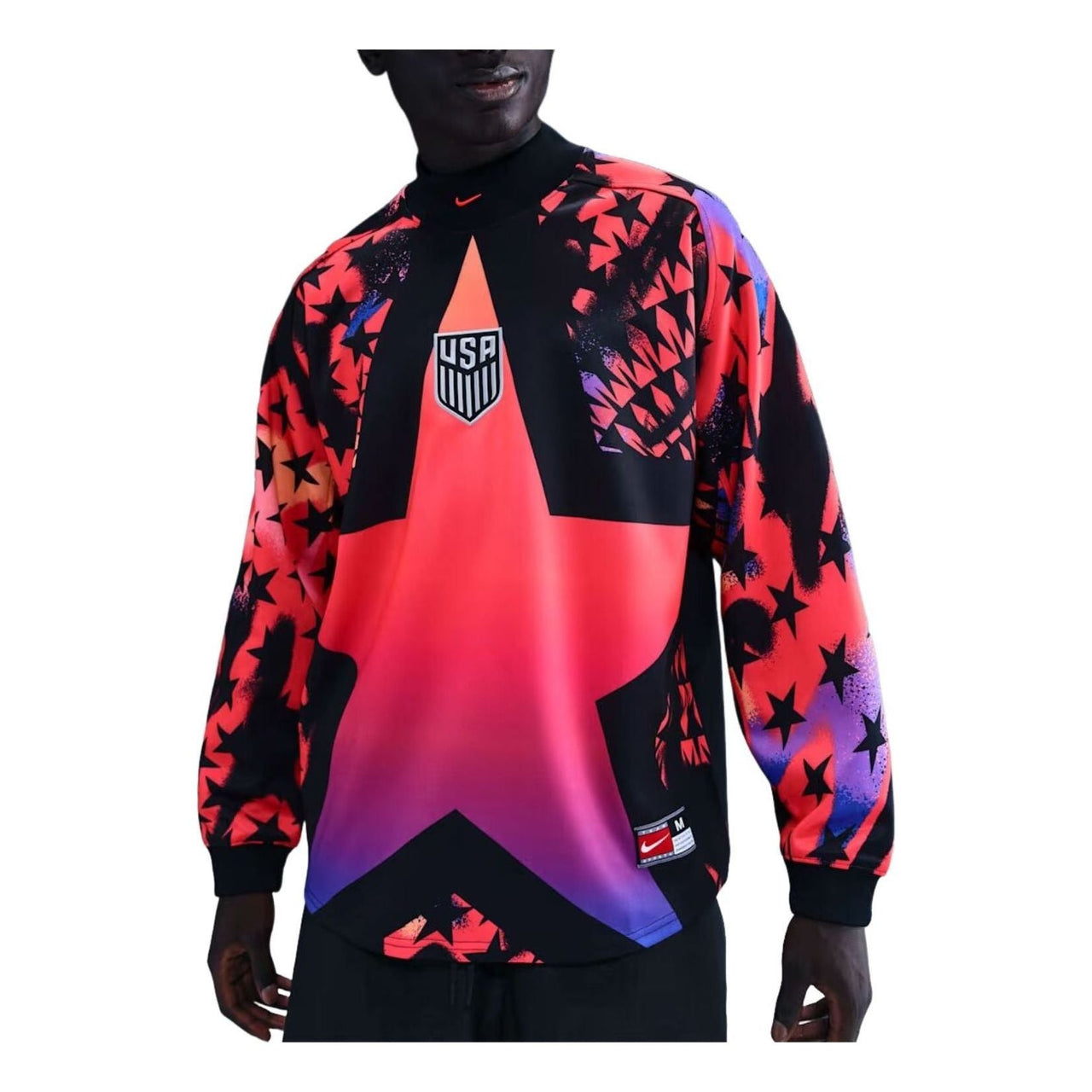 Nike USA Goalkeeper Jersey 'Black Bright Crimson' IO0786-010