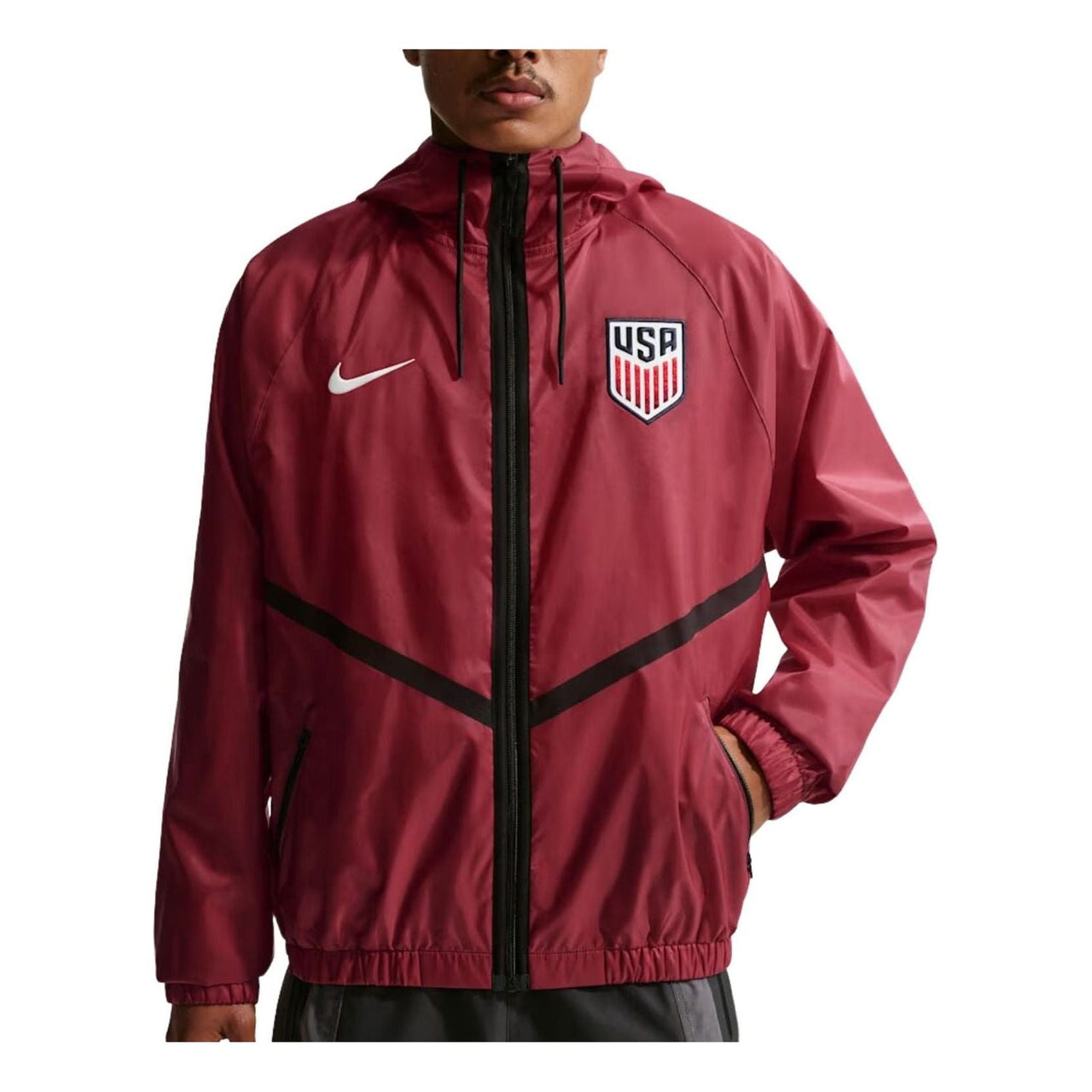 Nike USMNT 2026 Anthem Jacket 'Team Red Sail' IH1632-677