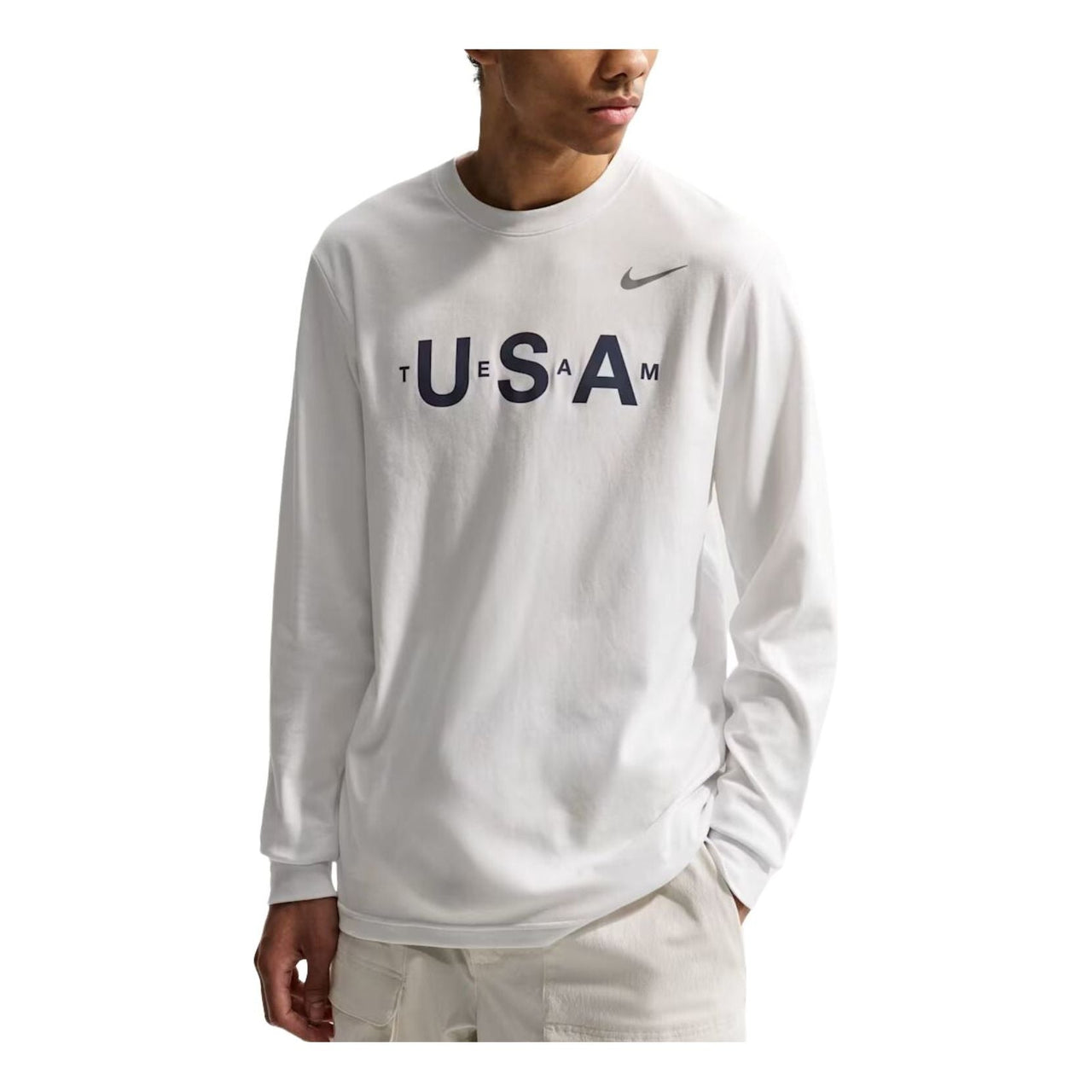 Nike Team USA Primary Dri-FIT Long-Sleeve Top 'Summit White' HQ5716-121
