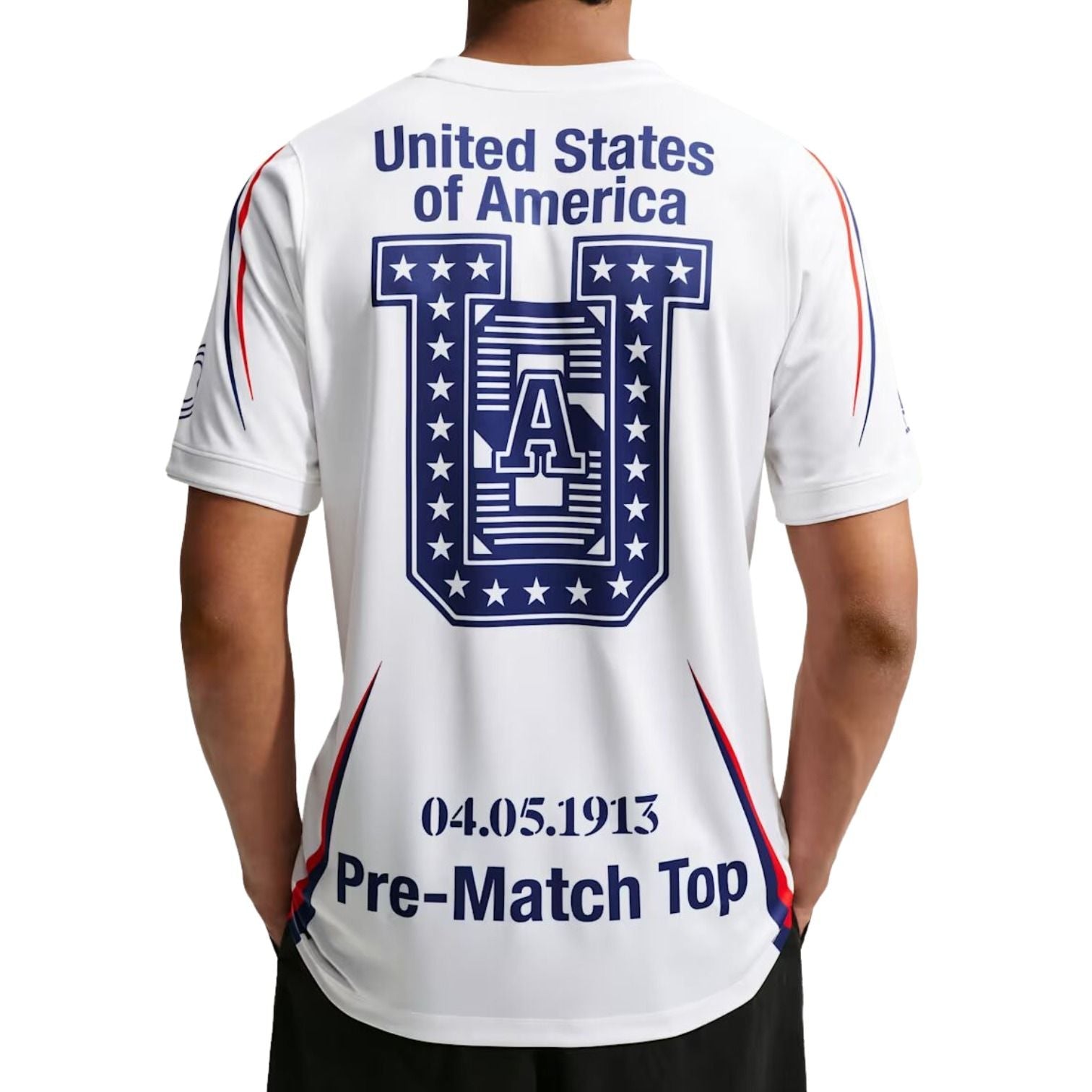 Nike x USA x V.A.A. Cryoshot Academy Pro T-Shirt 'White Deep Royal Blue' IH1696-100
