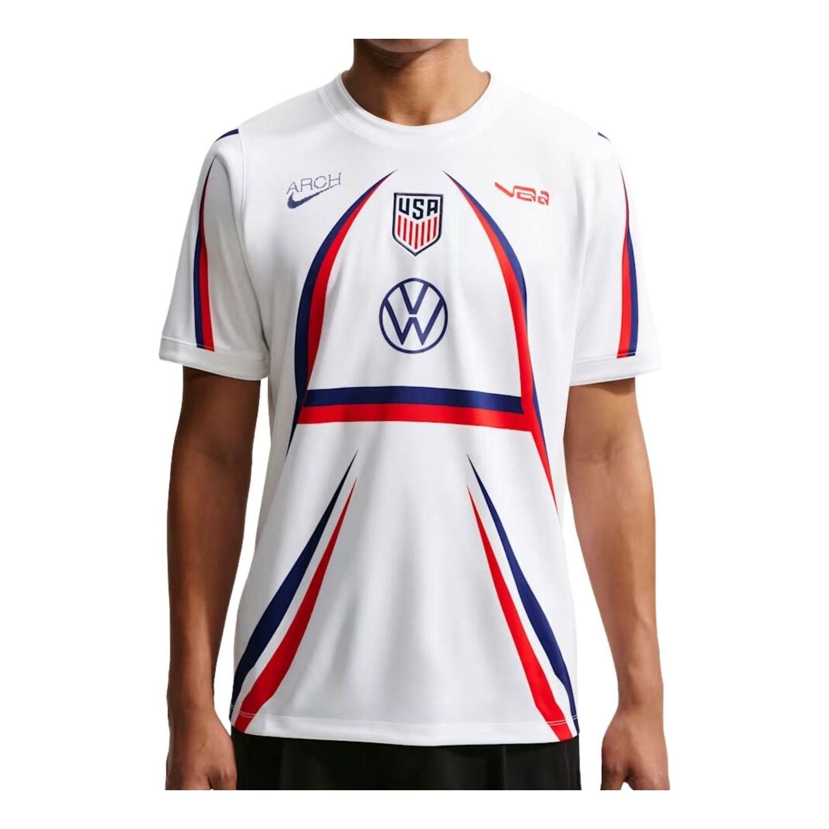 Nike x USA x V.A.A. Cryoshot Academy Pro T-Shirt 'White Deep Royal Blue' IH1696-100