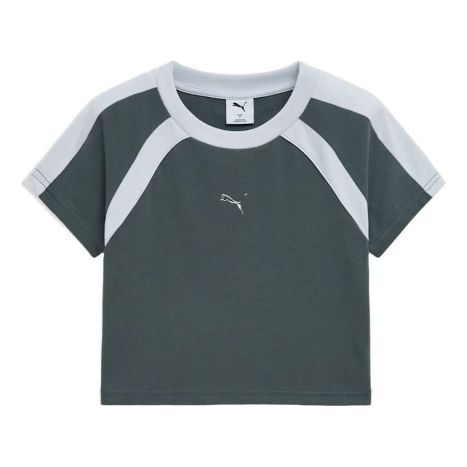 (WMNS) PUMA Dare To T-Shirt 'Mineral Gray' 633249-83