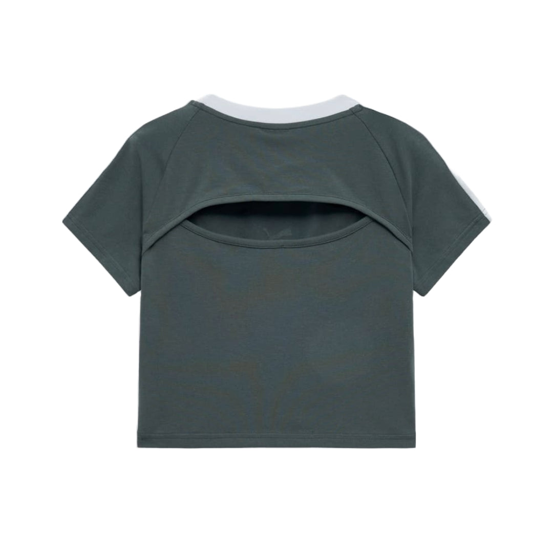(WMNS) PUMA Dare To T-Shirt 'Mineral Gray' 633249-83