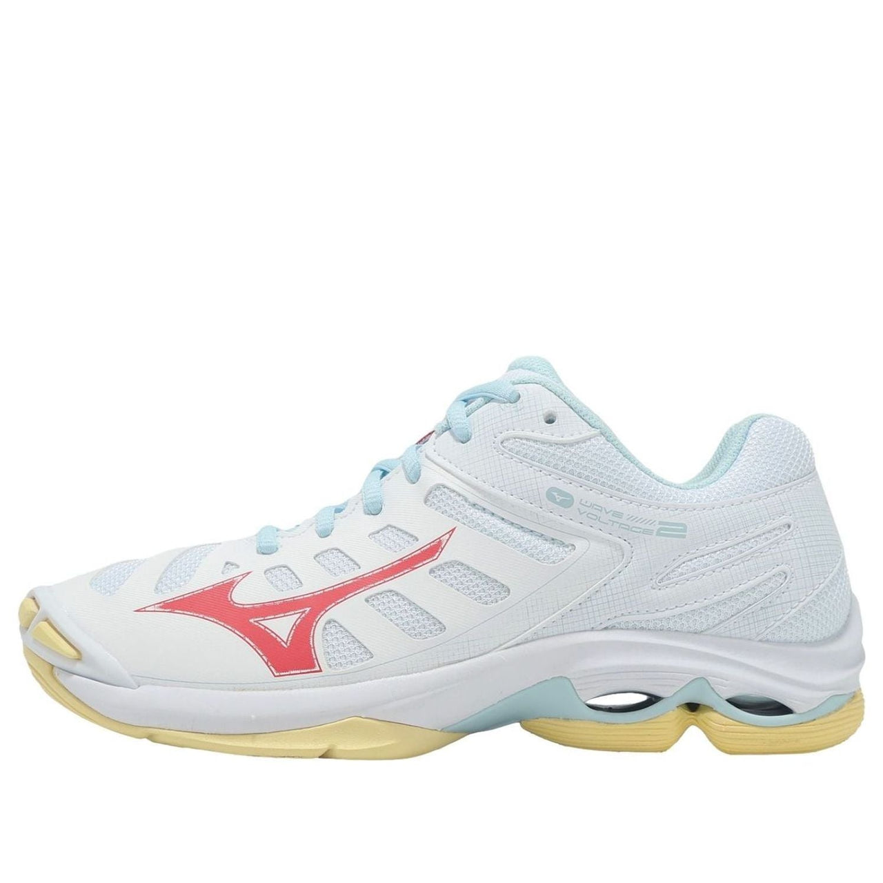 (WMNS) Mizuno Wave Voltage 2 'White Calypso Coral' V1GC246030