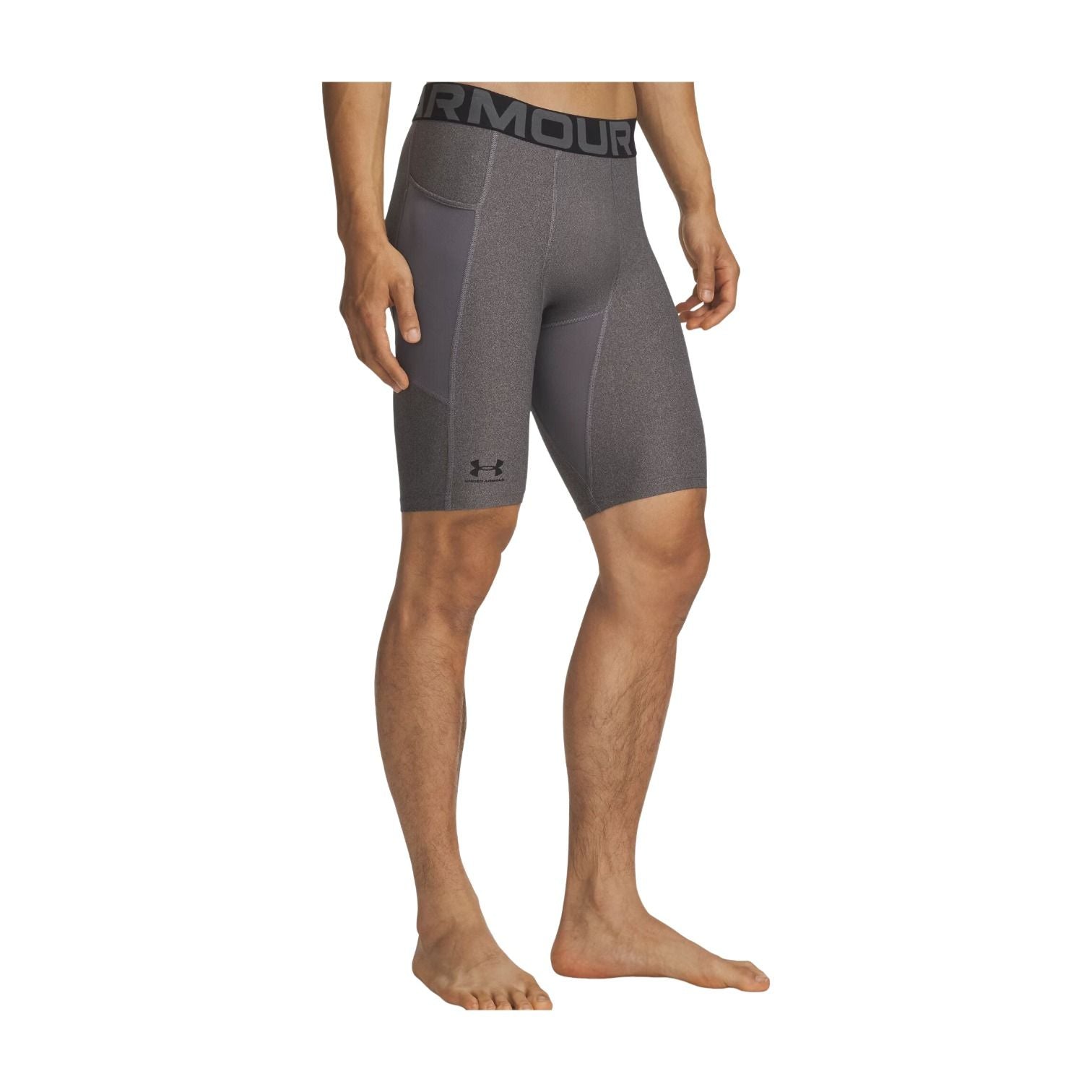 Under Armour HeatGear Pocket 9" Long Shorts Asia Sizing 'Carbon Heather Black' 1361602-090