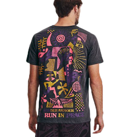 Under Armour We Run In Peace T-shirt 'Washed Black' 1376986-001