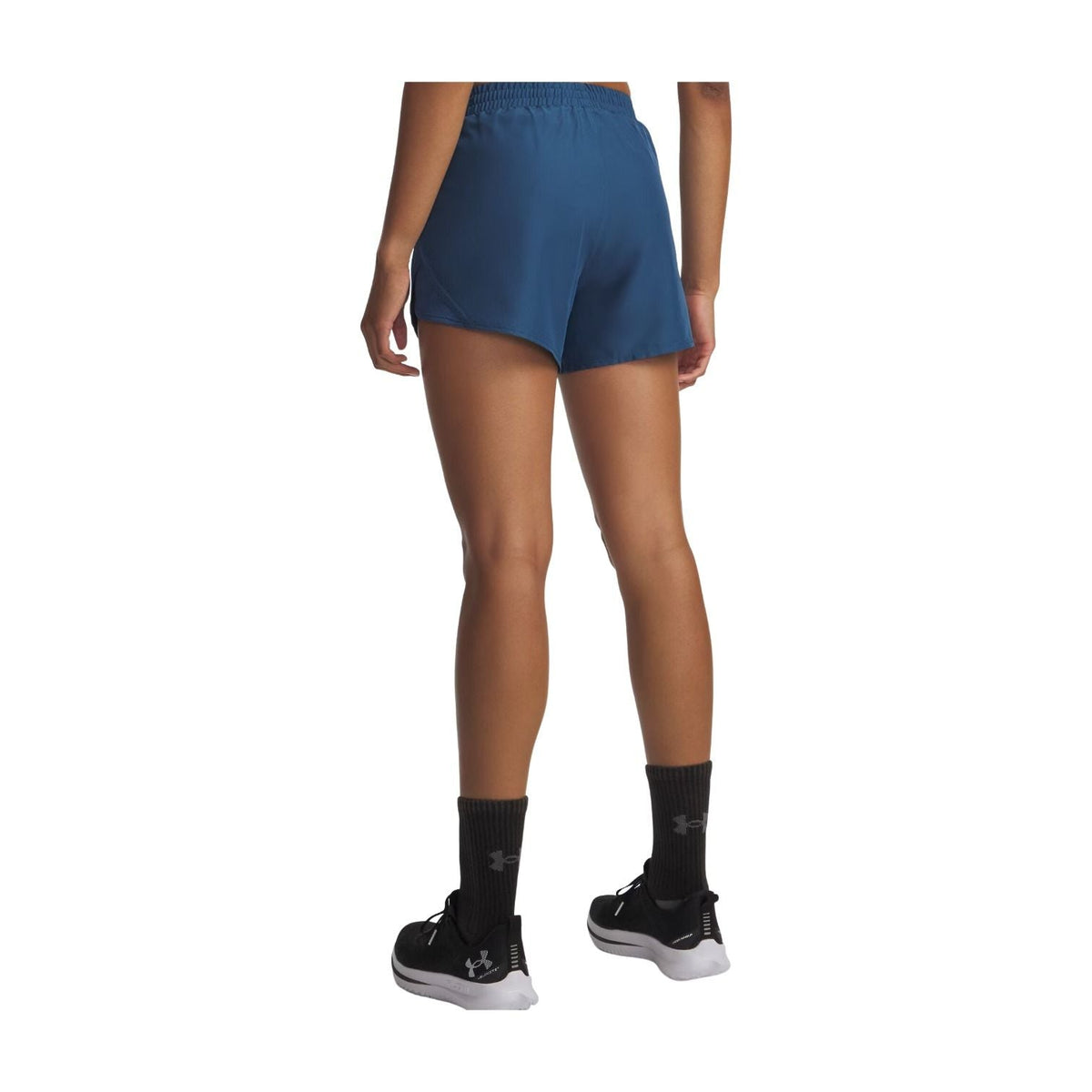 (WMNS) Under Armour Fly-By 3" Shorts Asia Sizing 'Wham Blue Reflective' 1382438-498