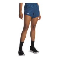 (WMNS) Under Armour Fly-By 3" Shorts Asia Sizing 'Wham Blue Reflective' 1382438-498