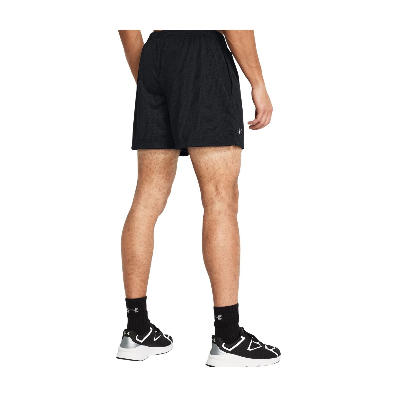 Under Armour Icon Mesh 5" Shorts 'Black White' 1383355-001