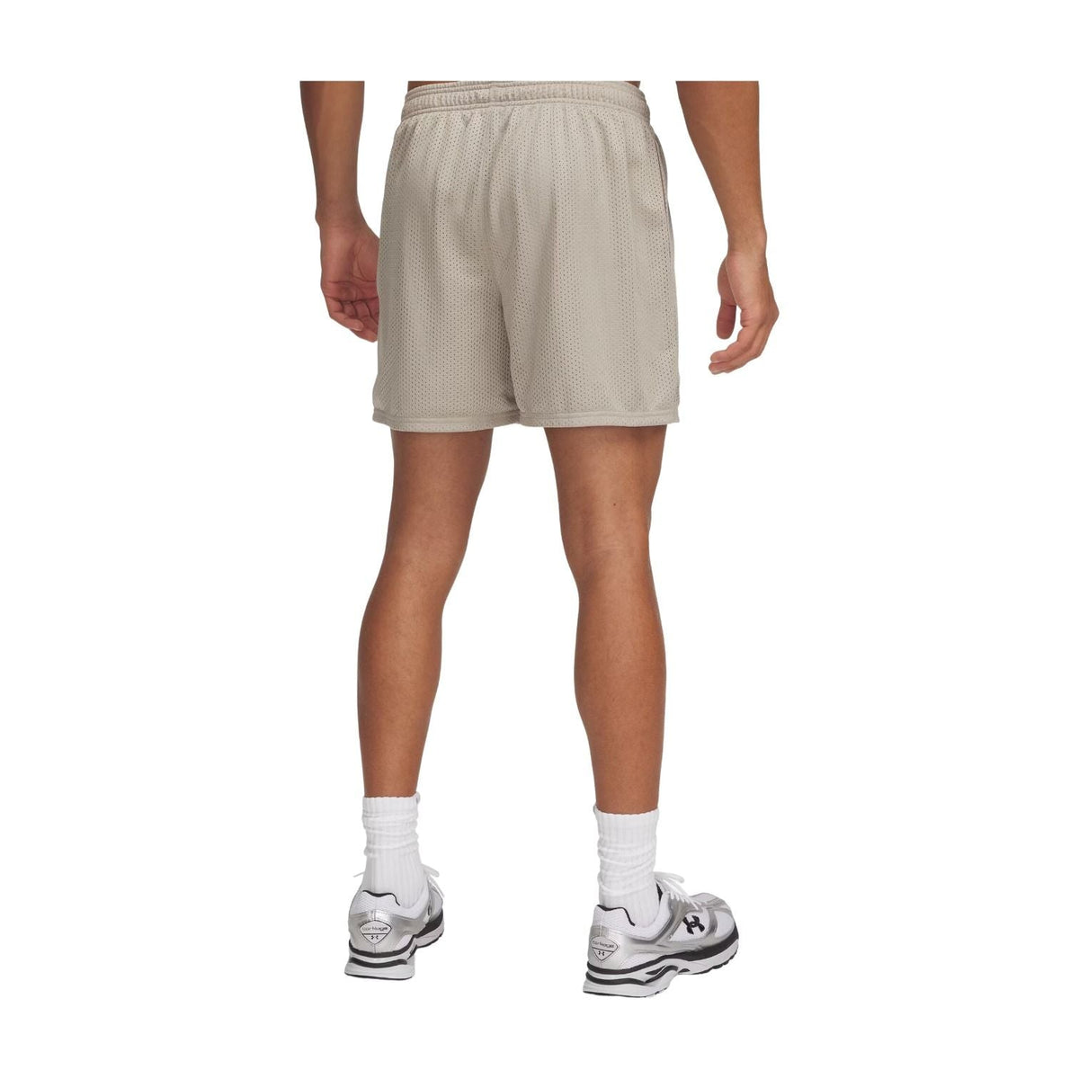 Under Armour Icon Mesh 5" Shorts 'Timberwolf Taupe White' 1383355-203