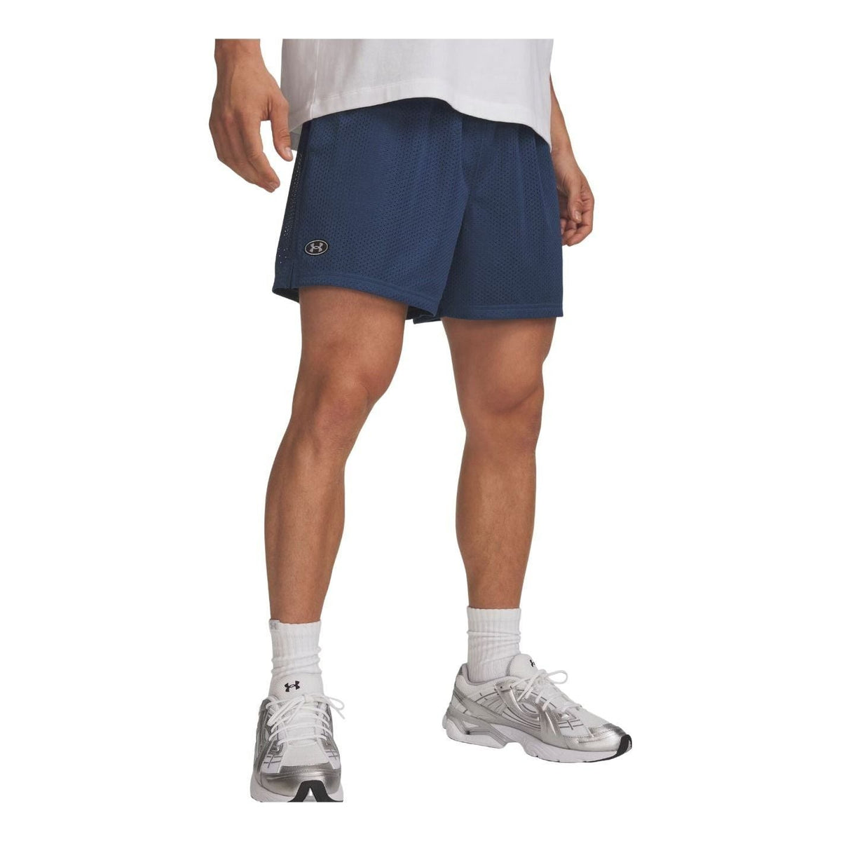 Under Armour Icon Mesh 5" Shorts 'Wham Blue White' 1383355-498