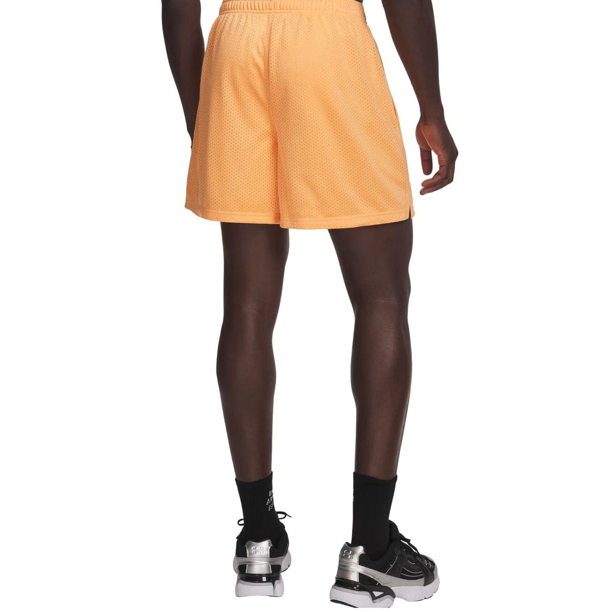 Under Armour Icon Mesh 5" Shorts 'Orange Bloc White' 1383355-870